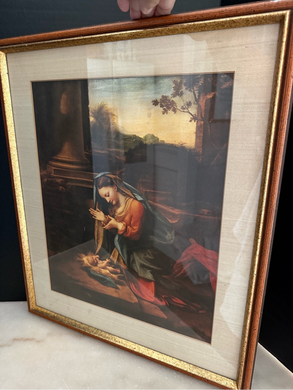 Antonio da Correggio's Renaissance masterpiece Adoration of the Christ Child